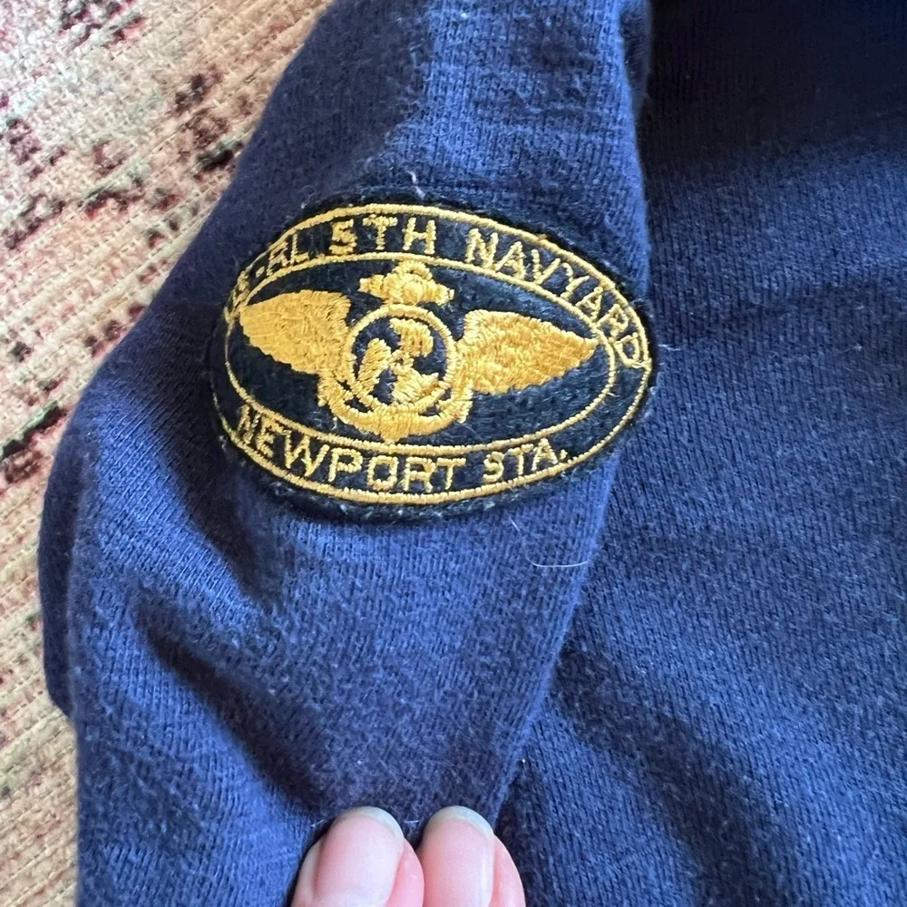 Ralph Lauren Blue Footies One Piece